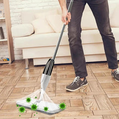 SAIMAZ refillable spray mop 400ml bottle close-up