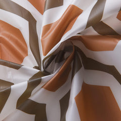 SAIMAZ waterproof shower curtain printed pattern detail
