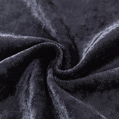 SAIMAZ luxurious crushed velvet cushion covers in silver
