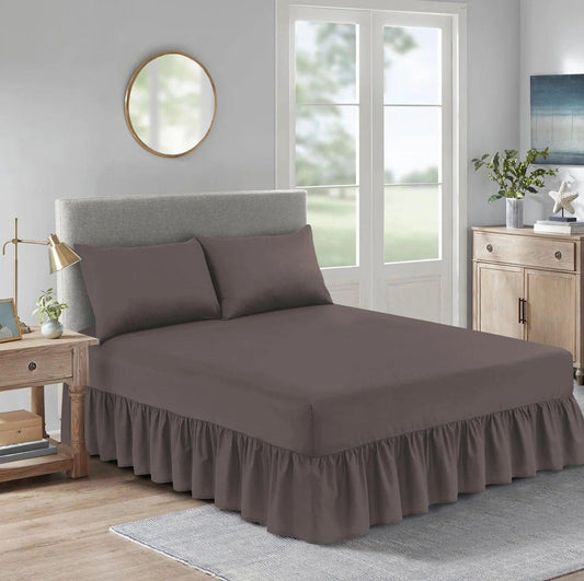 Elegant Bed Skirt Sheet Set