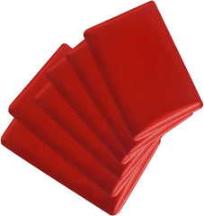 6PC Scarlet Red Satin Bed Set – Includes Duvet, Fitted Sheet & Pillow Covers