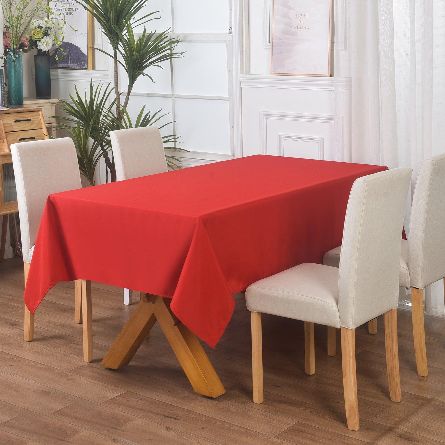 Waterproof Tablecloth: Dining & Outdoor Parties | White, 55"x79"